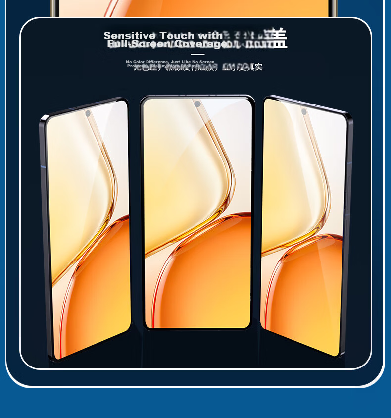 Langling [Instant Dust-Free Application] Tempered Glass Screen Protector for Honor X80 Pro Max, High-Definition Anti-Fingerprint Anti-Shatter Protective Film 15