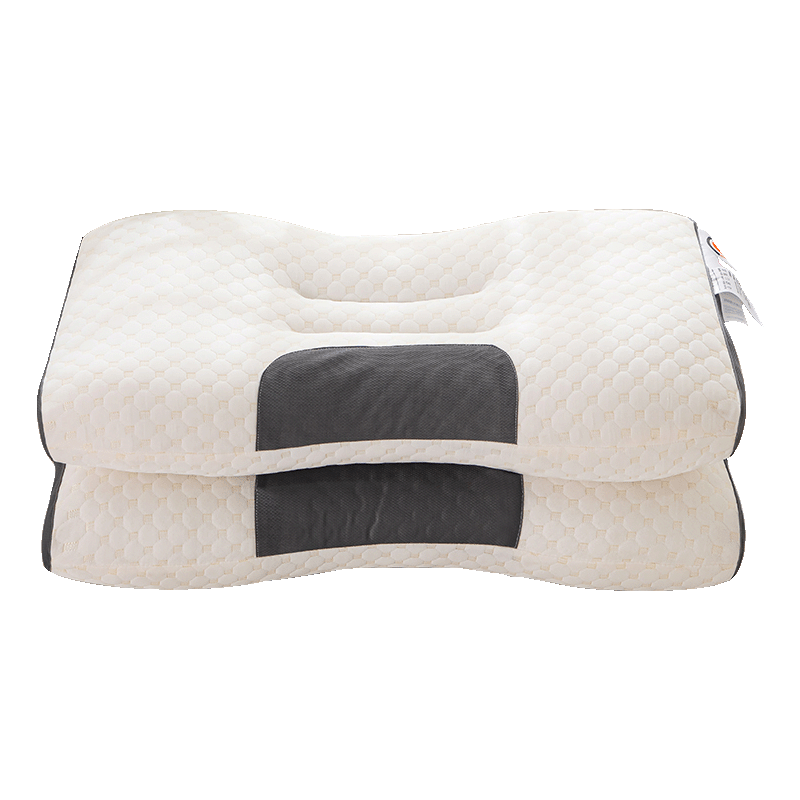Red Bean Massage Neck Pillow Adult Sleep Cervical Pillow Core High Elastic Deep Fiber Pillow 40*60cm Low Single