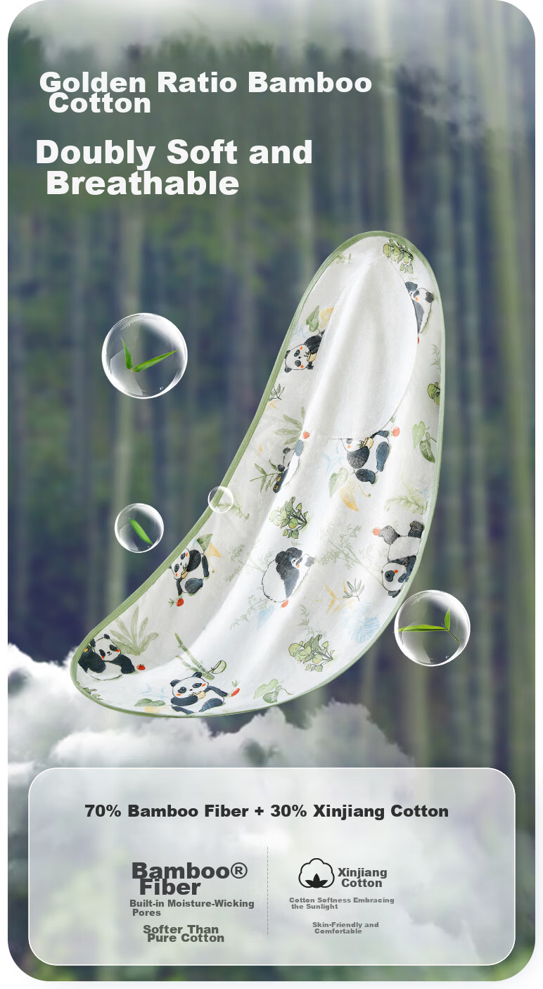 Kidsneed Baby Anti-Startle Sleep Sack Swaddle Blanket Spring Summer Bamboo Cotton Gauze 0-12 Months Newborn Anti-Startle Swaddle Wrap 2