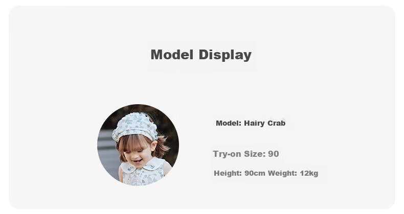 Happy Little Bear Baby Summer Lightweight Dress Antibacterial Toddler Girls Casual Mite-Resistant Stylish Clothing 34