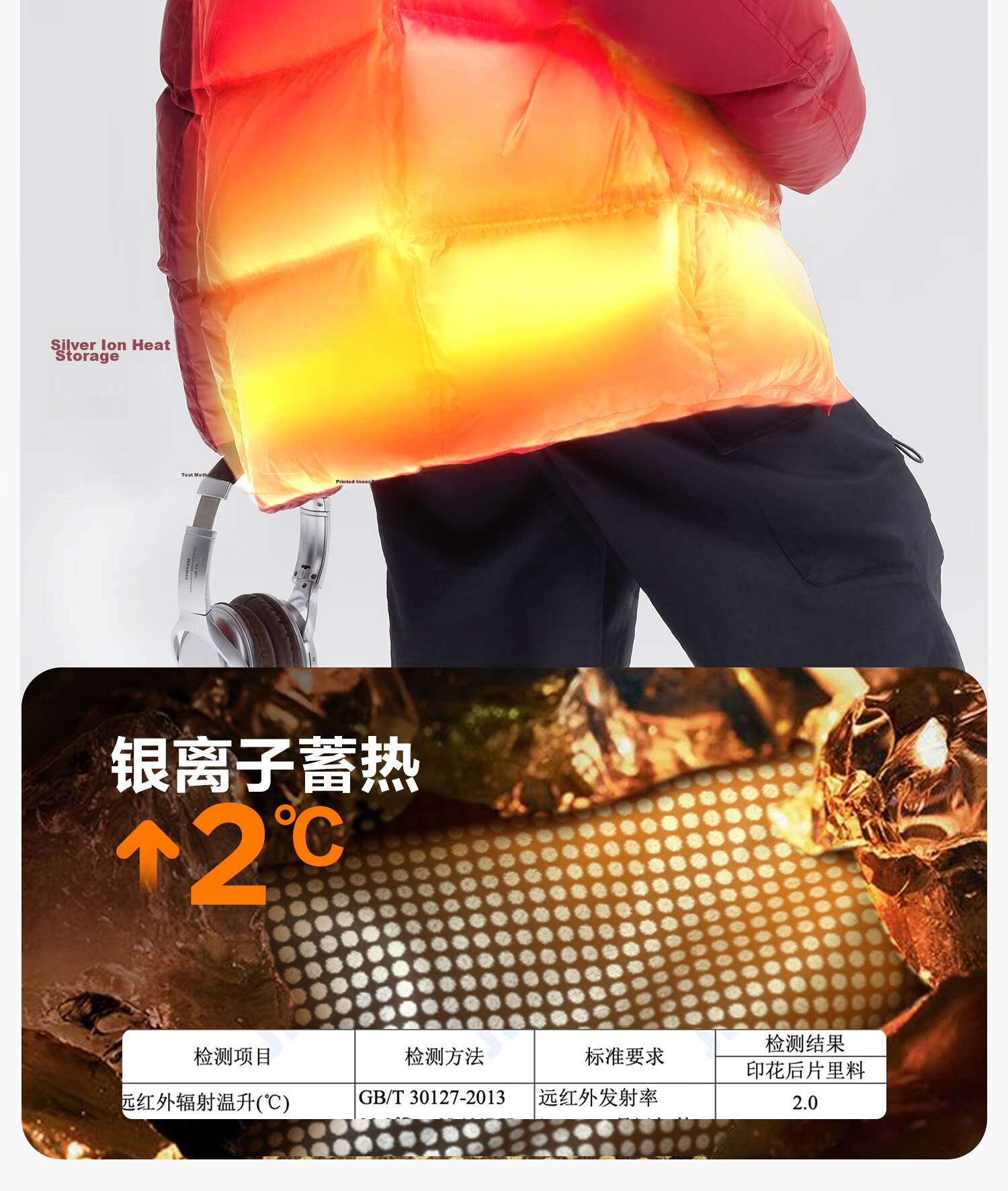 Zuo Xi Boys' Winter Down Jacket New Warm Children's Three-Proof Hooded Puffer Coat Red 140 New Year Outfit 14