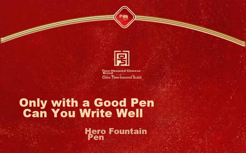 HERO Fountain Pen 359PLUS Gradient Purple Double-Sided Writing Gift Box for Primary School Students Grades 3-5 Practice Student Day Gift 5