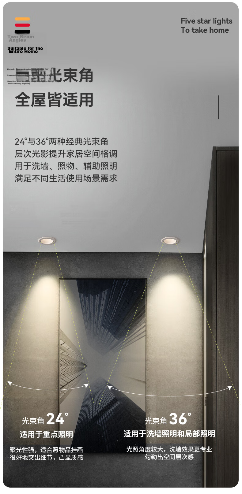 CDN LED Dustproof And Waterproof Spotlight Downlight for Home Bathroom Mirror Front Light ES13 Recessed Spotlight 7W 4000K 36° 8