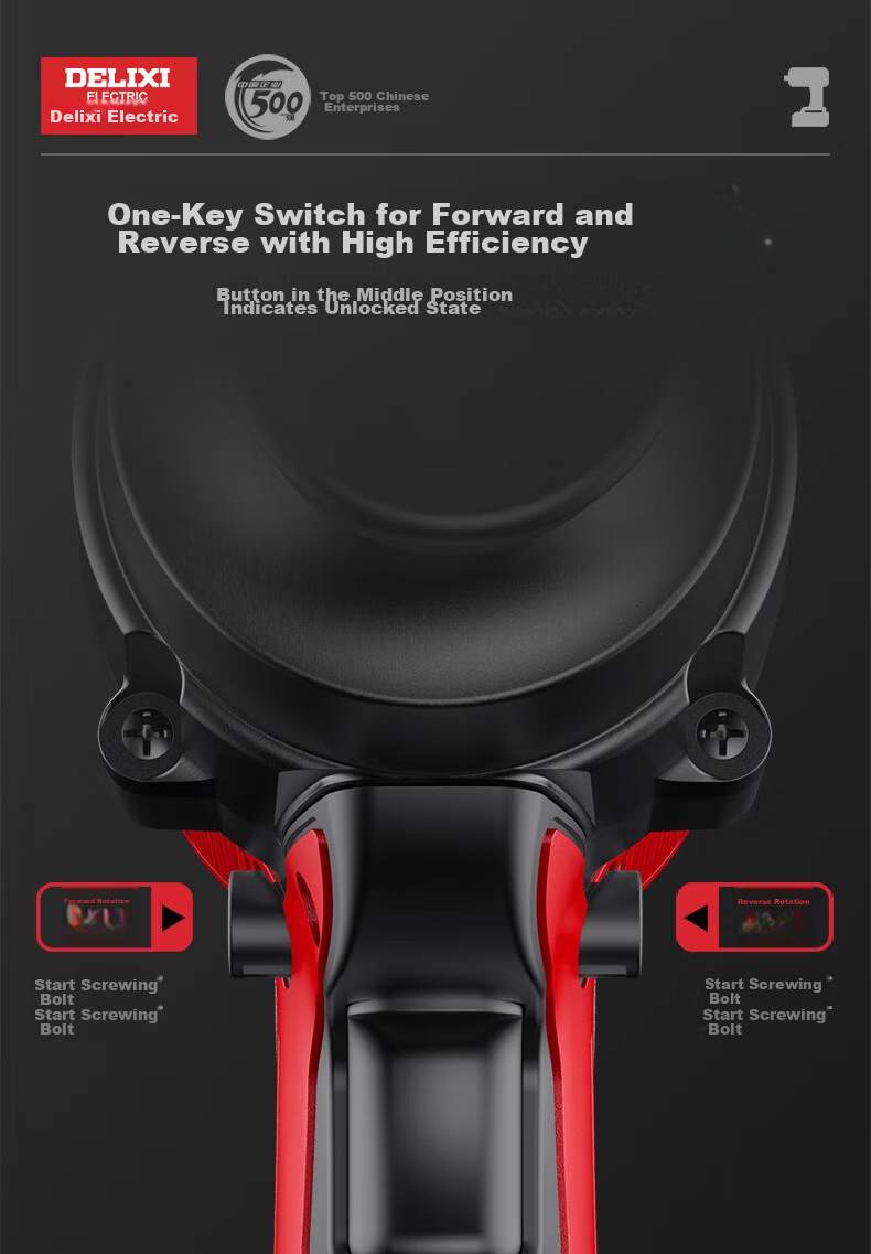 DELIXI Electric Brushless Impact Wrench High Torque Lithium Battery Electric Auto Repair Wrench Air Gun 27