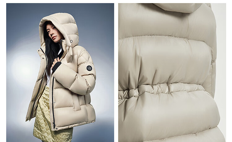 BOSIDENG Off-Season Women's Goose Down Puffer Jacket Thickened Fashionable Versatile Winter Coat Mall Hot Sale Same Style 24