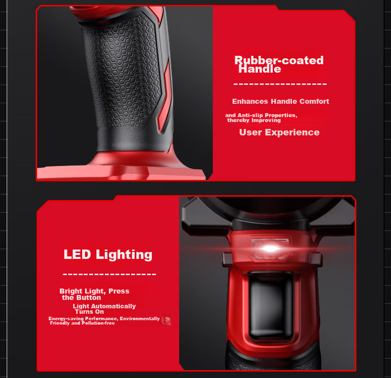 DELIXI Brushless Lithium Electric Impact Wrench High Torque Carpenter Electric Air Gun Auto Repair Wrench 13