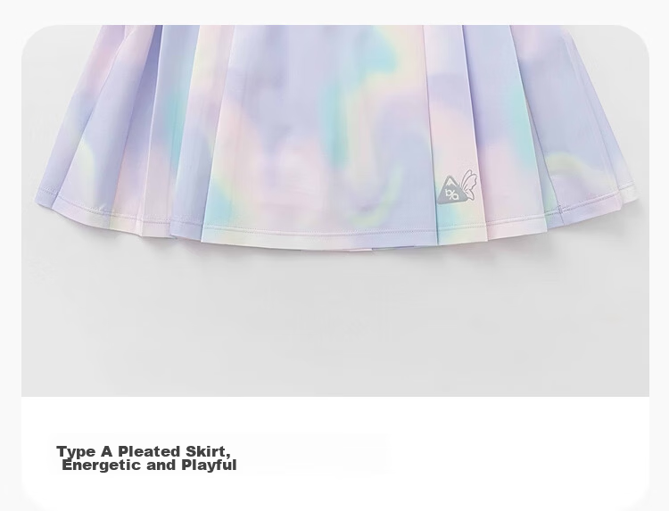 Balabala [balaOne] Girls' Children's Skirt 2026 Summer A-Line Pleated Skirt 7