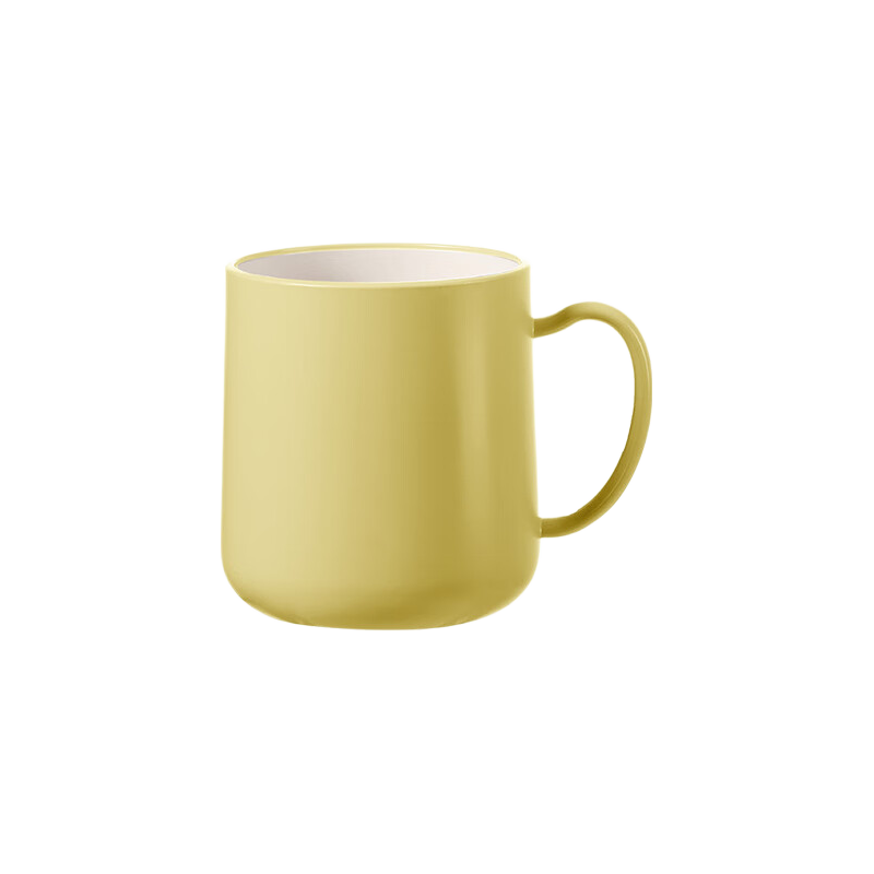 Daisy Leaf Simple Home Mouthwash Cup Couple Toothbrush Cup Cute Thickened Toothbrush Holder Lemon Yellow