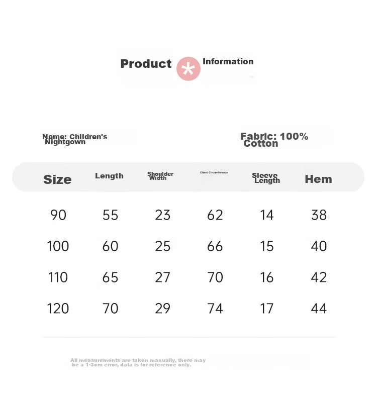 Hodo 【7A Antibacterial Pure Cotton】Girls Lightweight Breathable Mesh Nightdress Toddler Summer Cotton Short Sleeve Home Dress 10