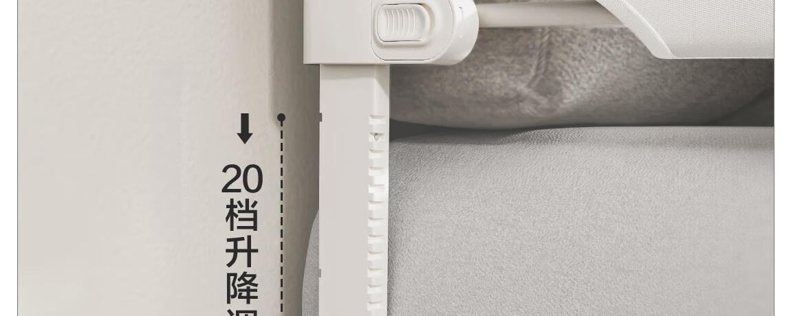 Beiyi Baby Anti-Fall Protective Bed Rail Guard No-Drill Bed Fence 1.8×2m Double-Sided Set 32