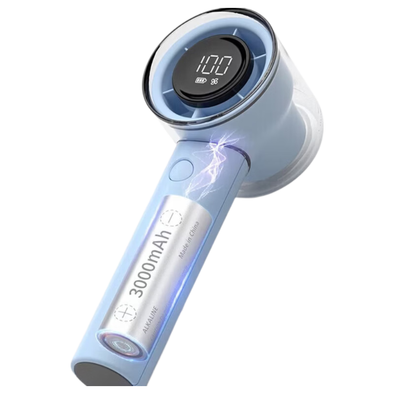PHILIPS Handheld Fan 16H Long Battery Life High-Speed Strong Wind USB Rechargeable Portable 0-Level Small Fan Outdoor Picnic Electric Fan ACR3242BPF
