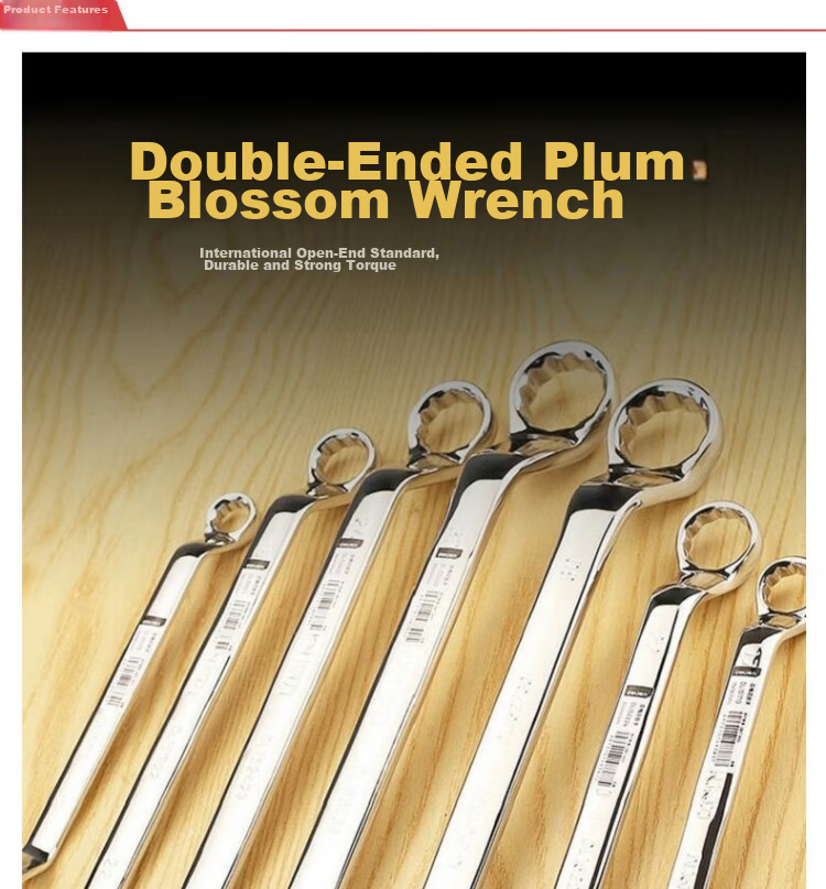 Deli Tool Mirror Double Open-End Wrench 24x27mm DL152427 2