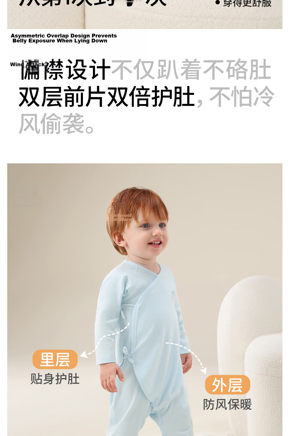 Beitaisi Baby Clothes, Spring And Autumn New Style Onesie, Long-Sleeve Pure Cotton, Newborn Infant Romper, Crawling Suit, Spring Outfit 12