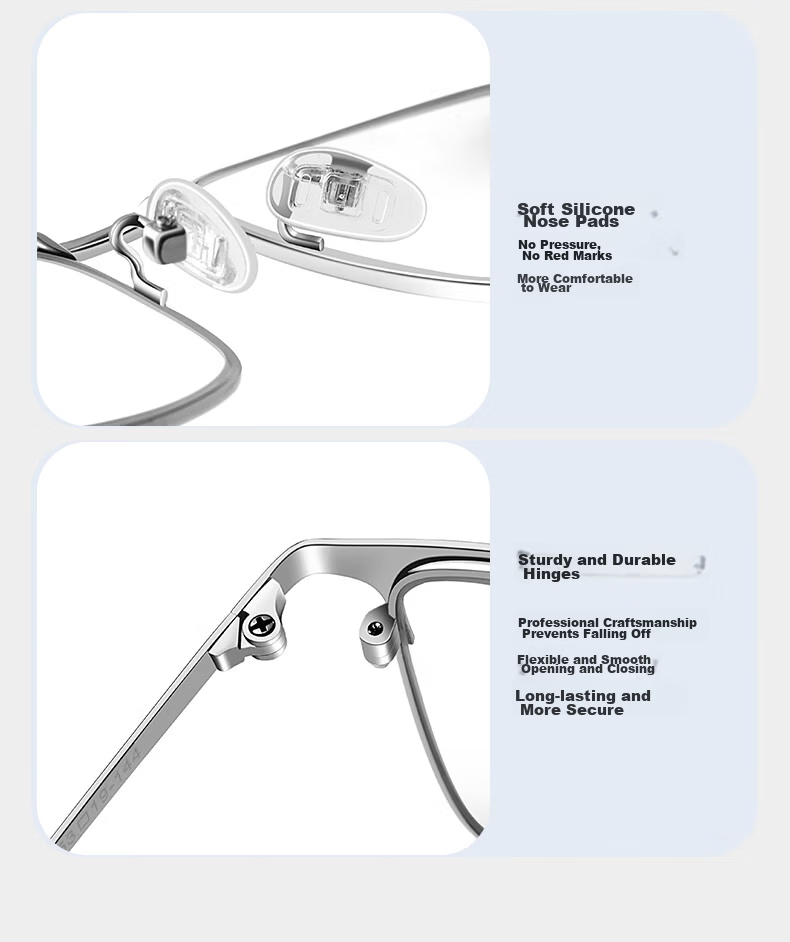 Mr. Pu Premium High-Definition Reading Glasses for Men and Women, Genuine Donghai Crystal Stone, Scratch-Resistant, 250 Degree Presbyopic Eyewear 15