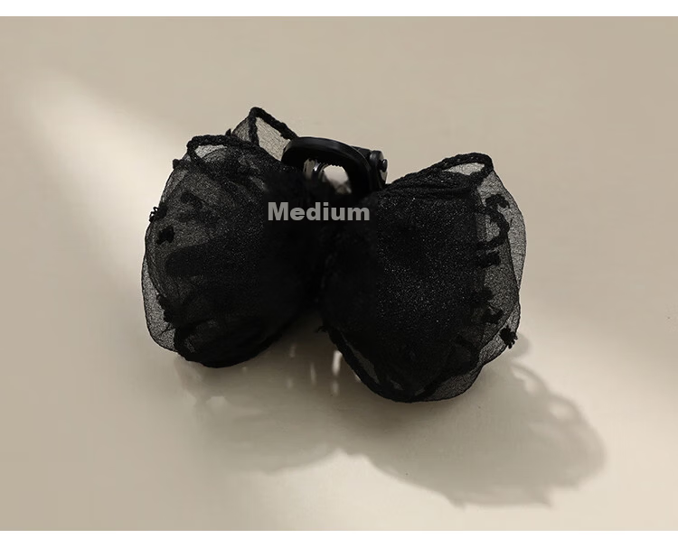 CHIMERA Sheer Polka Dot Bow Half-Up Hair Claw Clip Full-Up Hair Clip Hairpin for Women Birthday Gift 11