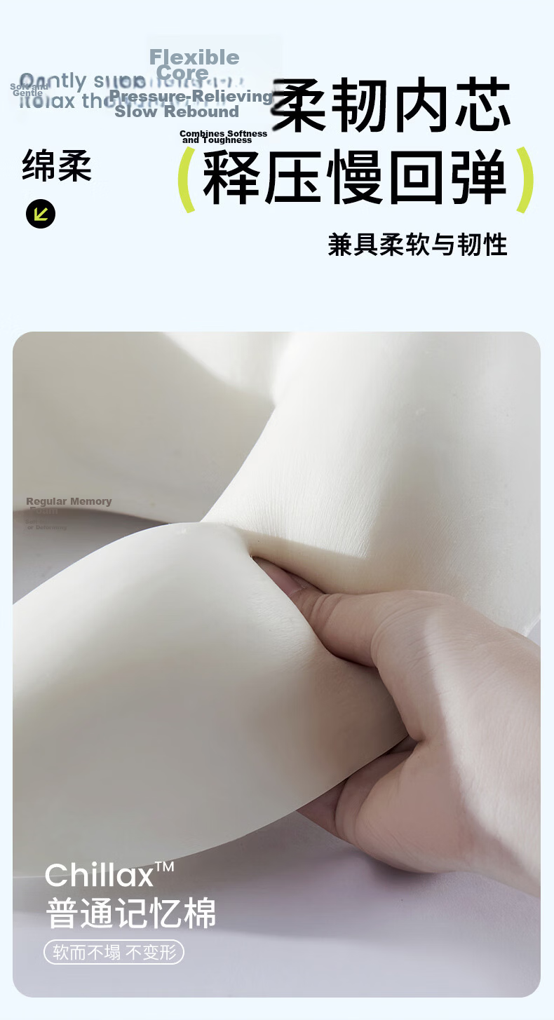 900 U-Shaped Car Neck Pillow Travel Portable Memory Foam Neck Support Headrest for Airplane High-Speed Train 14