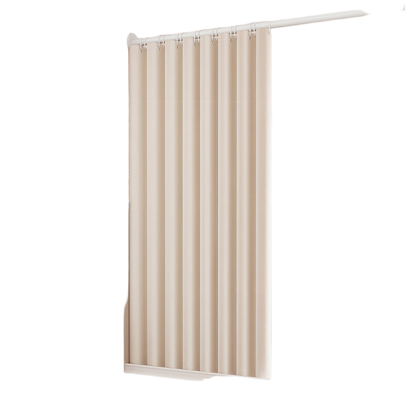 Gongxun Shower Curtain, Bathroom Curtain, Waterproof And Mold-Proof, No Drilling Required, Bathroom Water Barrier Curtain, 150*180 Cm