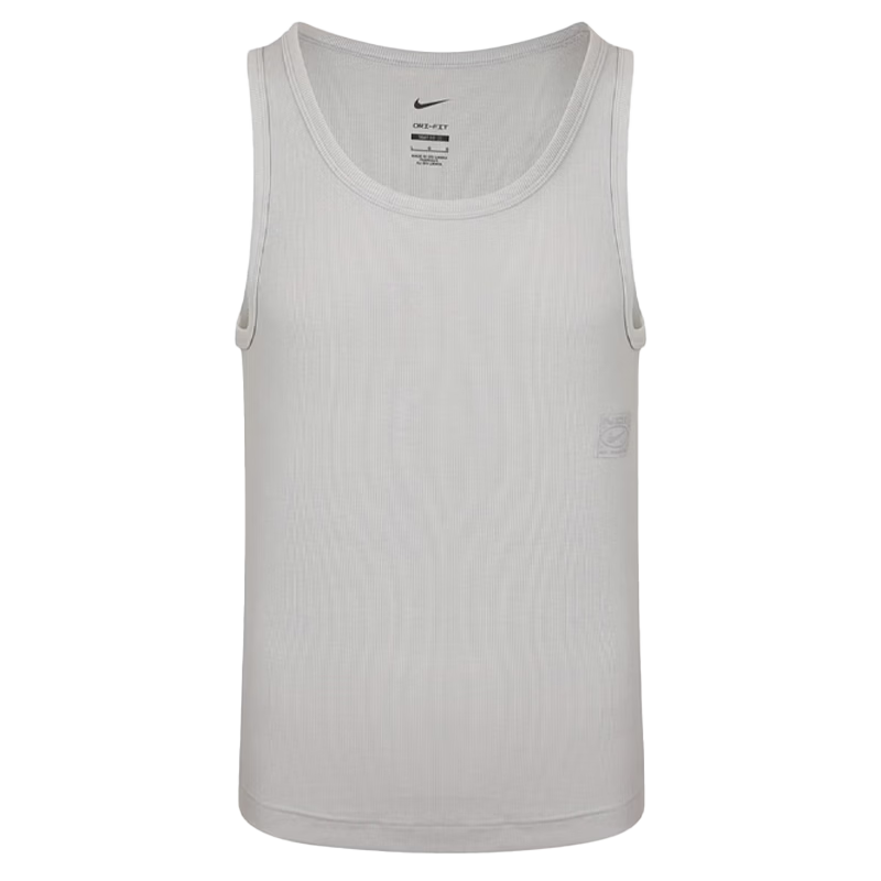 NIKE Men's Sports Tank Top Round Neck Comfortable Breathable Sleeveless Shirt IR8810-077 Gray L