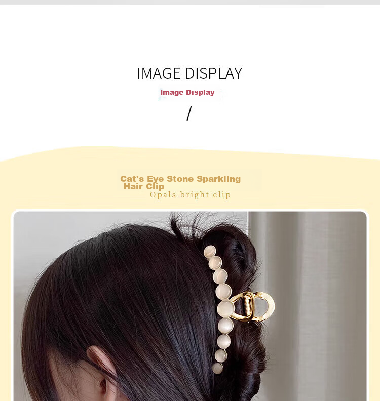 Guna Wheat Ear Hair Clip Back of Head 2026 New Shark Clip Bun Claw Clip Gift Box Birthday Present for Girlfriend Wife 12