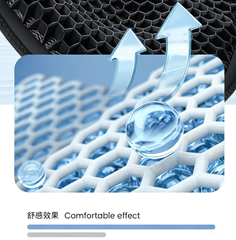 GREAT LIFE Car Lumbar Support Breathable Summer Waist Cushion Seat Backrest for Driver 4