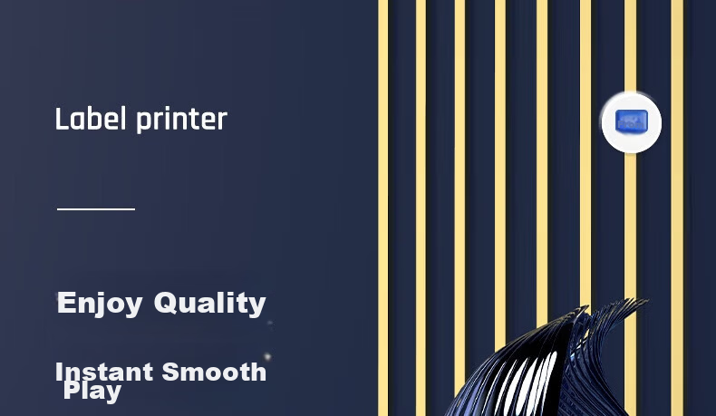 Deli DL-888D(NEW) Thermal Label Printer Commercial Office Adhesive Shipping Warehouse Logistics Label Fixed Asset USB Version 108mm 150mm/s 2