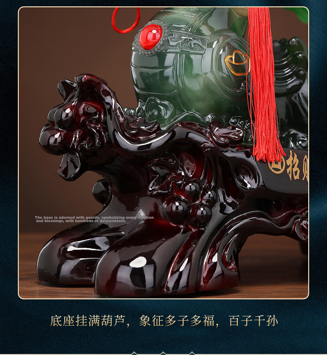 Heshengtang Cabbage Figurine Wealth Bowl Ornament High-End Grand Opening Gift Housewarming Decoration Office Living Room Entryway Decor 7