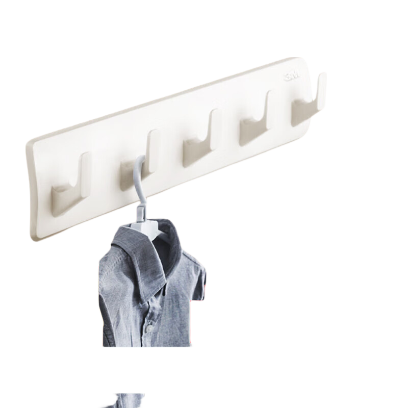 3M Hook, No Drilling Required, Door Hooks, Adhesive Hooks, 2 Pieces