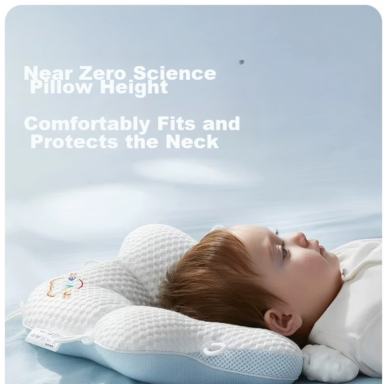 Aibedila Baby Shaping Pillow Newborn Head Correction Anti-Plagiocephaly 0-6 Months Infant Sleep Positioner for 1 Year Old 9