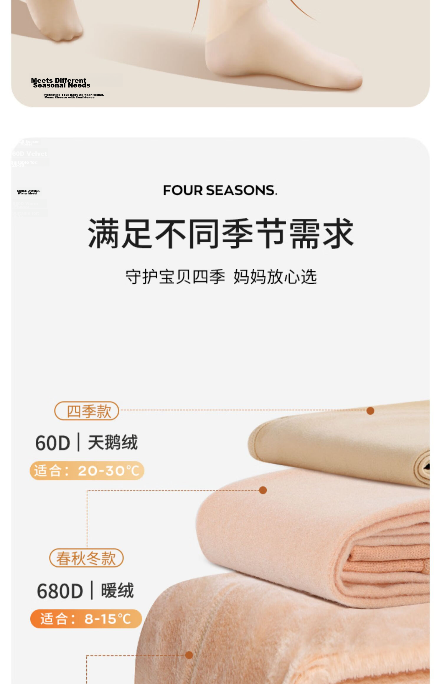 Zhiyouban Children's Bare Leg Tights Pantyhose Spring and Autumn Thin Skin Color Stockings Girls Nude Leggings Kids Flesh Color Base Socks 5