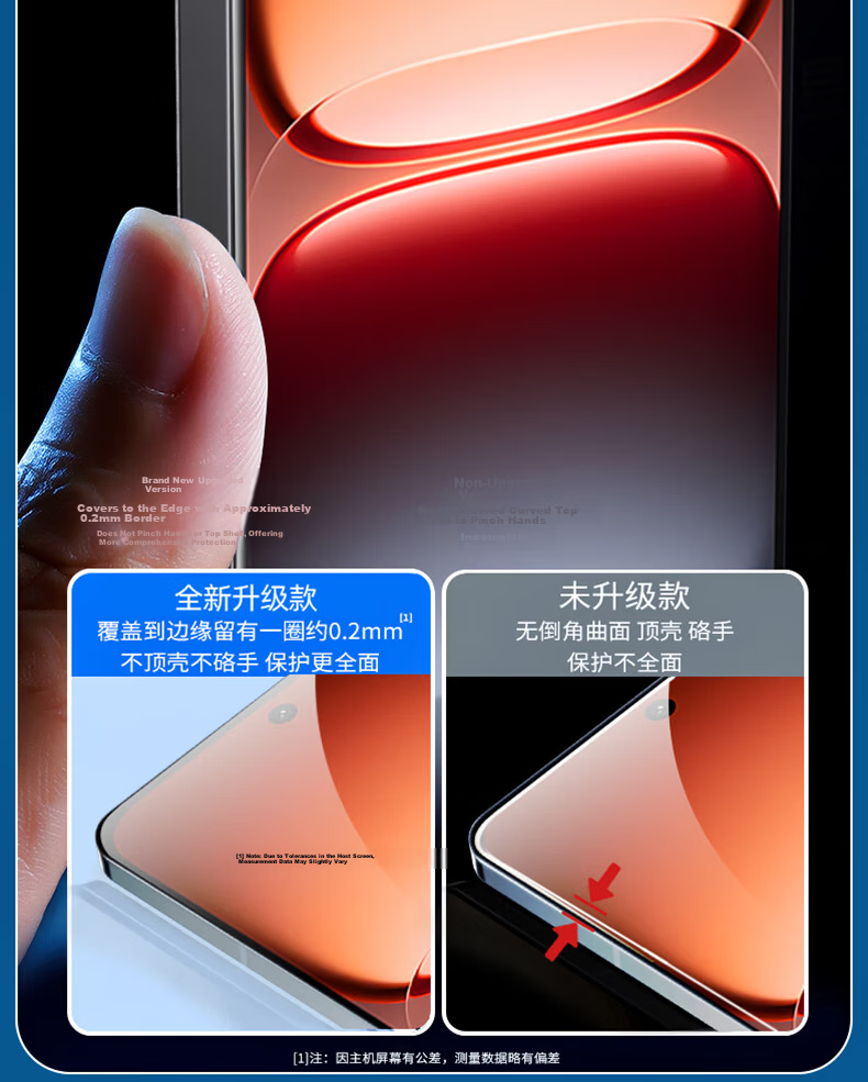 Smorss [2-Pack Dust-Free Case] Tempered Glass Screen Protector for vivo iQOO 15, Ultrasonic Unlock, HD Bubble-Free, Anti-Drop, Anti-Fingerprint Protective Film 13
