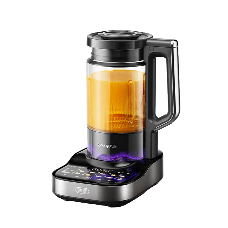 Joyoung Mini Cyclone Blender [New Heavy-Duty Model], Titanium-Coated, Variable Frequency, Quiet Operation, Fully Automatic Home Soy Milk Maker, Smart Noise Reduction, Touch Screen Control, B70 [Price Protection 618]