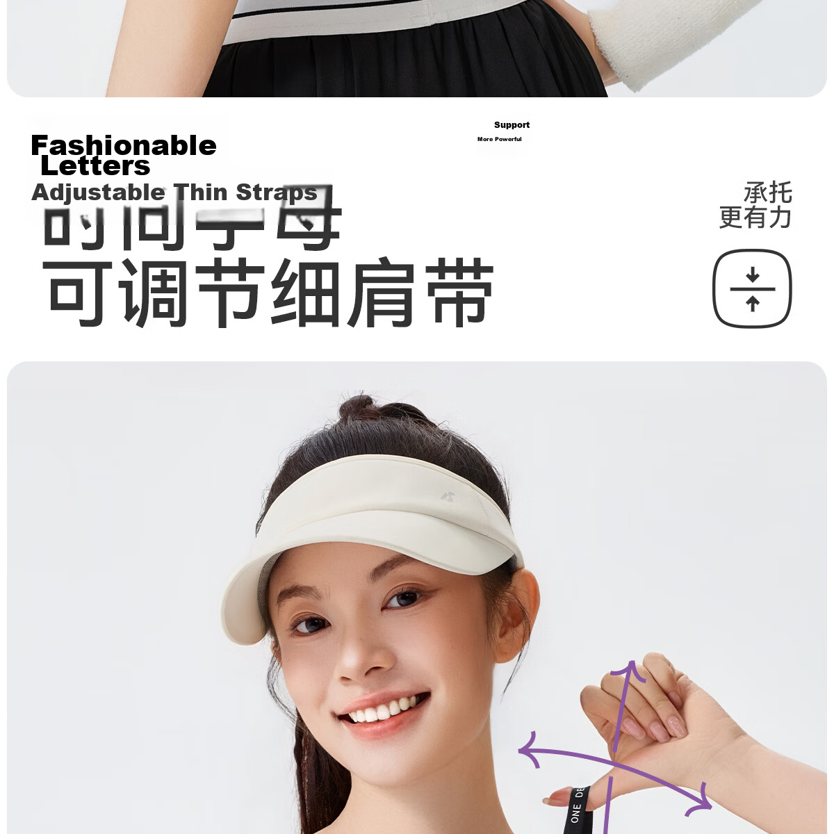 361° Yoga Seamless One-Piece Sports Bra Jelly Strap Letter Vest Wireless Bra for Women 9