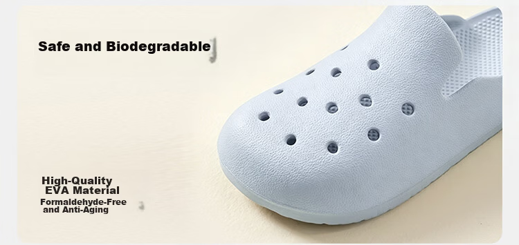 Home Story × J Dear Self-Developed EVA Odor-Resistant Ultra-Soft Perforated Slippers for Women, Pink, Size 37/38 23