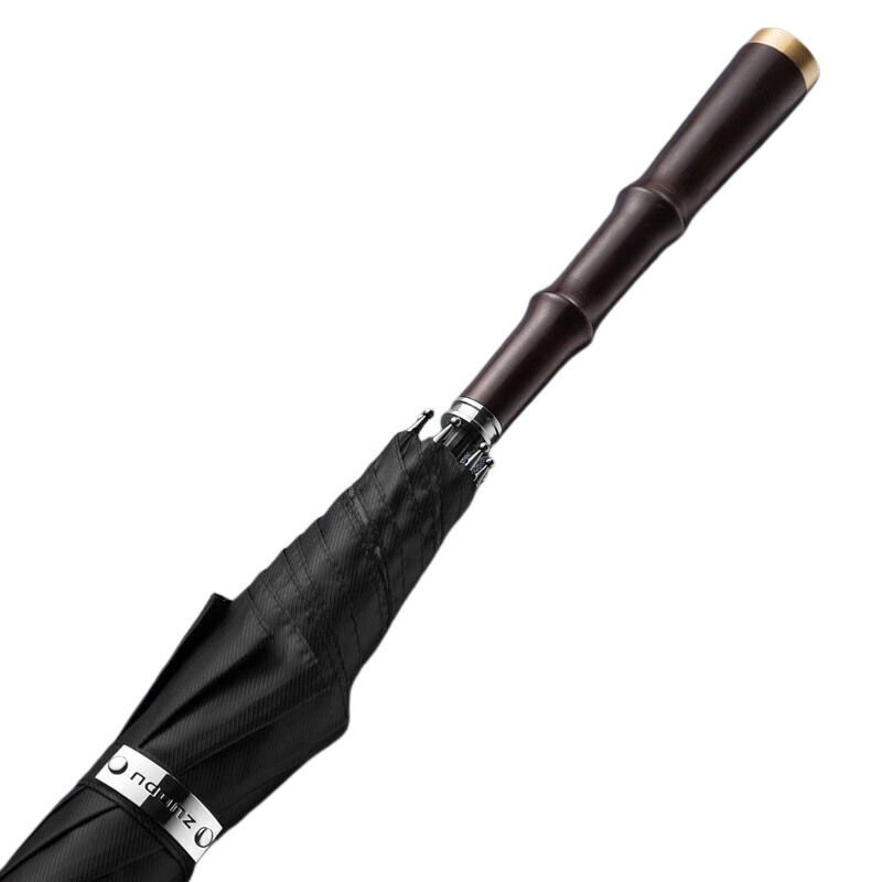 ZUODU Long-Handle Umbrella Straight Pole Rain Umbrella for Men, Enlarged Thickened Durable Windproof Business Straight Handle Umbrella Camping Double-Person Extra-Large High-End