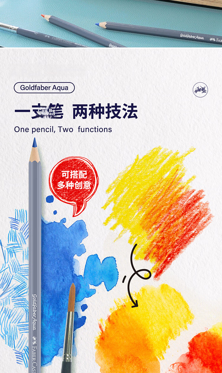 Faber-Castell Germany Watercolor Pencils 36 Colors + 12 Colors Dual-Ended Markers British Museum Gift Box Academy Grade Colored Pencils Graduation Gift 6