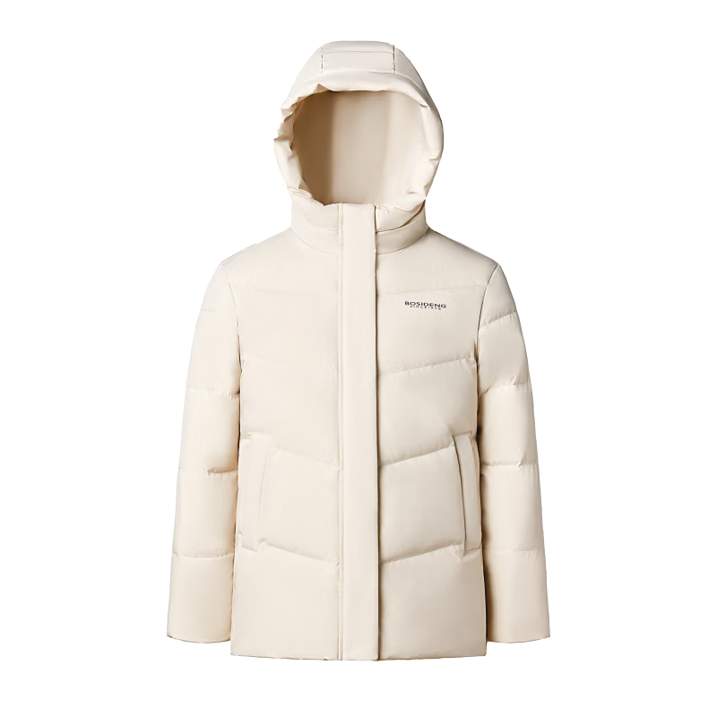 Bosideng Women's Winter Down Jacket Fashion Business Loose Casual Thickened 90% Down Hooded Versatile Comfortable Coat