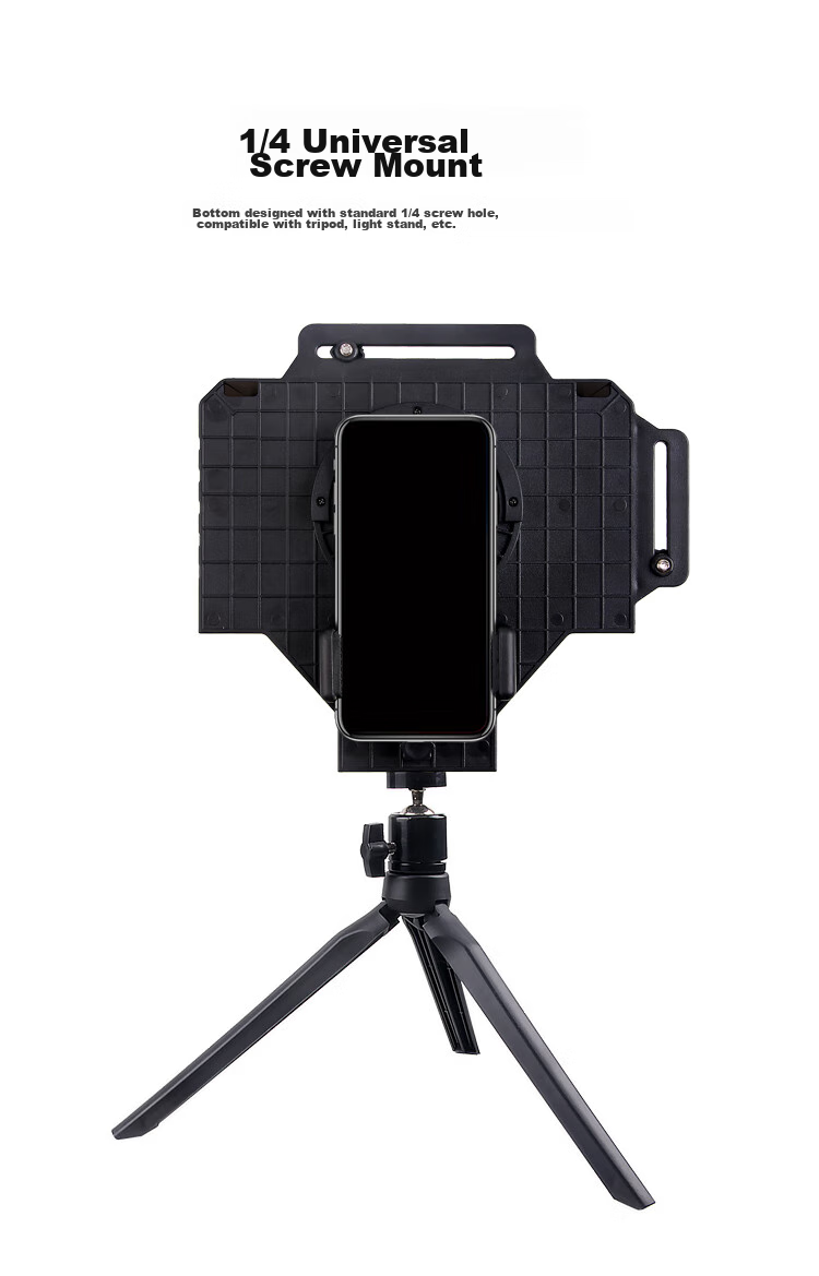 LATZZ Live Streaming Teleprompter Large Screen for Mobile Phones, Tablets, IPads, DSLR Cameras, Mirrorless Cameras Portable Teleprompter for On-Air Reading, Video Recording, Outdoor Live Streaming Interviews with Subtitle Prompter 16
