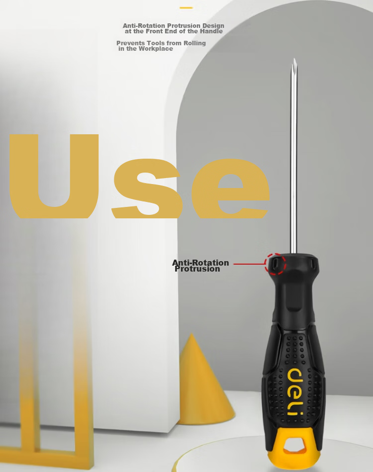 Deli Tool Plastic Handle Phillips Screwdriver PH0x100mm DL623100 (New and Old Versions Shipped Randomly) 12