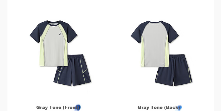 Balabala Kids Boys Short Sleeve Set Girls Two-Piece T-Shirt 2026 New Summer Quick-Dry Sports Pants Cooling 21
