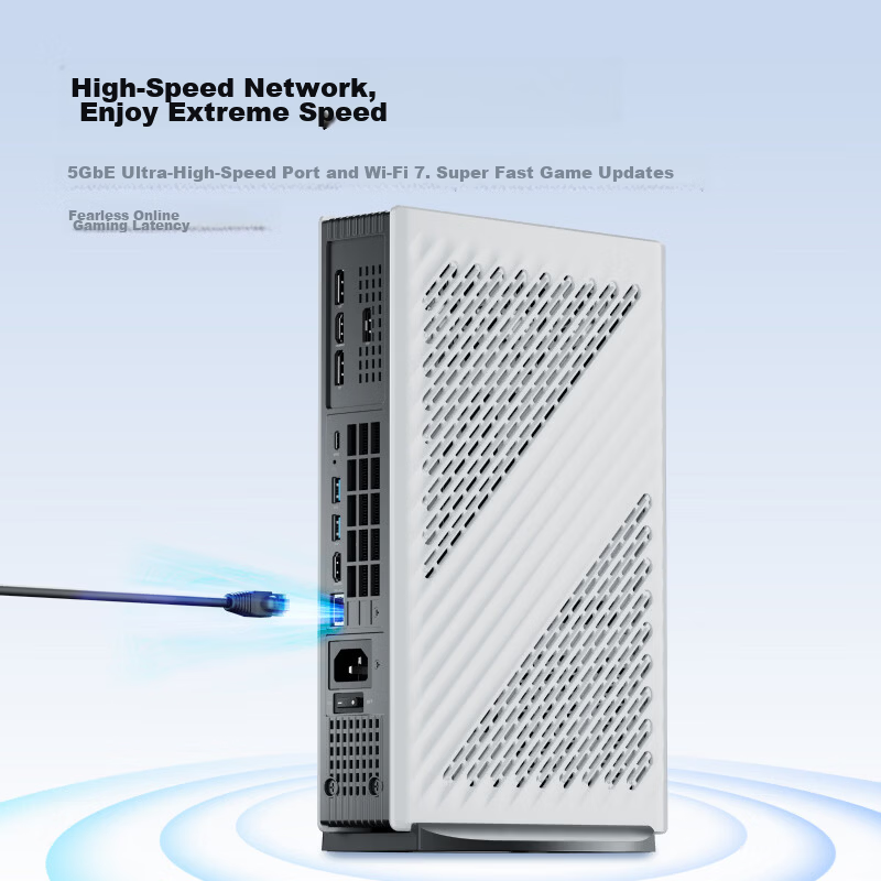 Mingfan Atom Hero Series G1 Pro Dedicated Graphics Mini PC RTX 5060 / R9-8945HX High-Performance Gaming E-sports Mini Desktop Computer National Subsidy 32GB+1TB 16