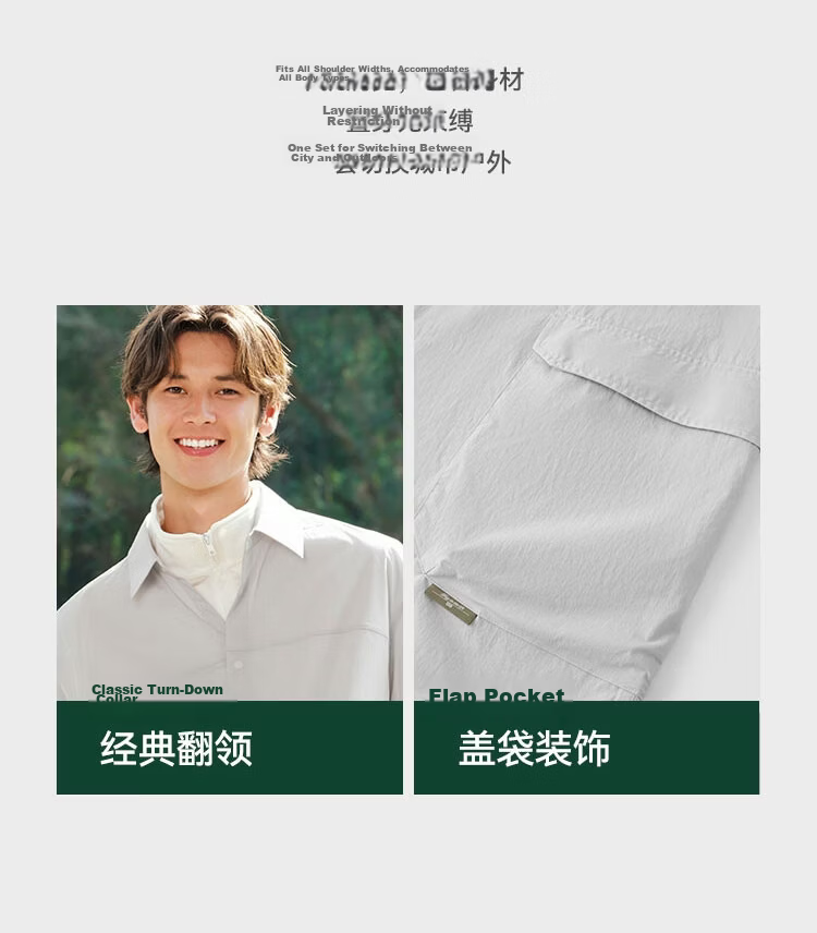 Semir Wang Anyu Marcus Collaboration Men's Short Sleeve Shirt 2026 Summer New UPF50 Sun Protection Top 10