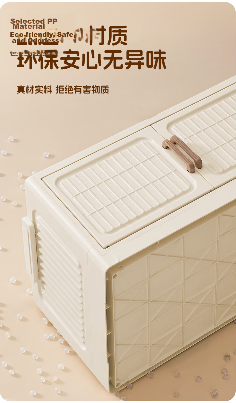 Xiaomo Storage Cabinet Home Living Room No-Assembly Mobile Cart Kitchen Storage Cabinet Multi-Layer Shelving Unit 9