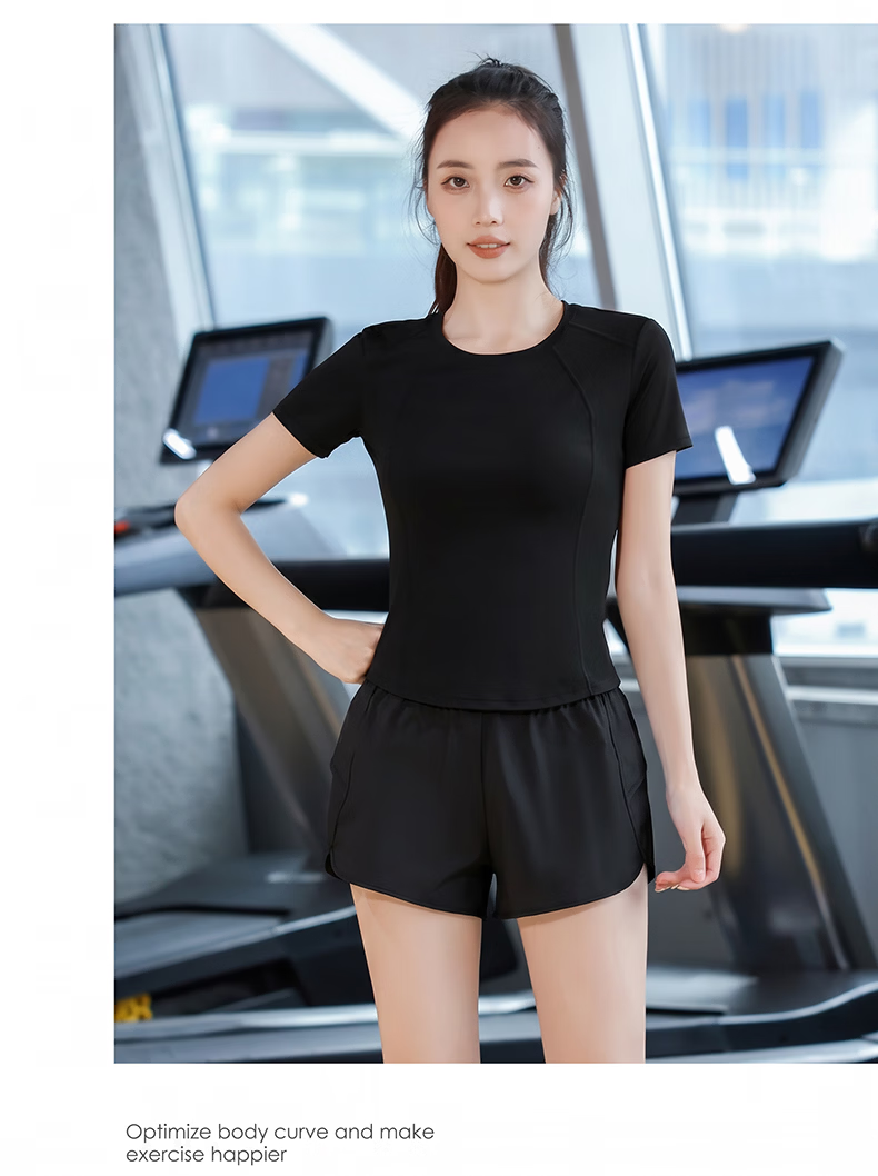 VICTORIATOURIST Women's Running Sports Set Professional Fitness Training Quick-Dry Slim High-Performance Yoga Compression Leggings 12