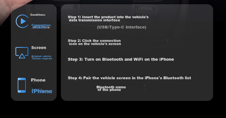 Luxianxing Wireless CarPlay Box for Mercedes Audi Volkswagen Buick Honda In-Car Connectivity Box 18