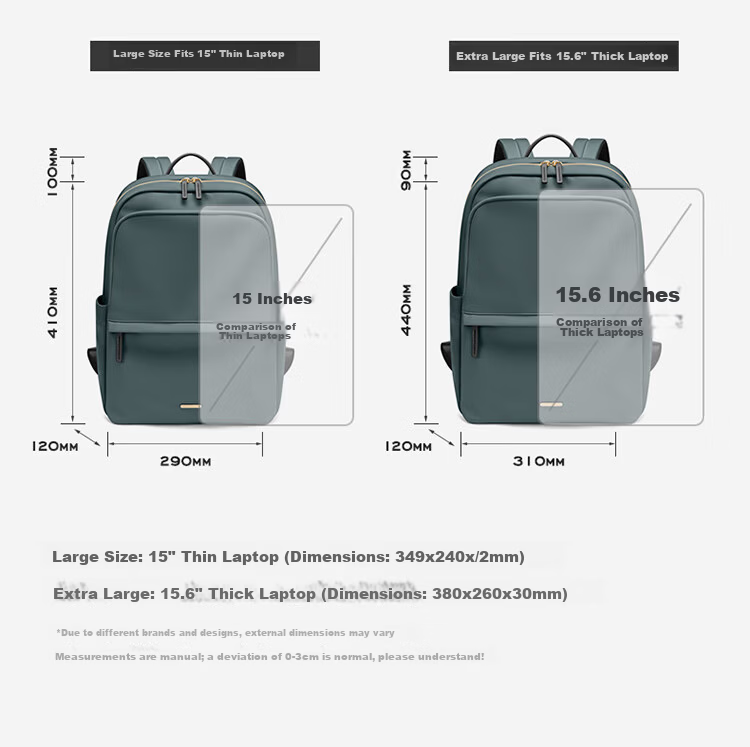 GOLF Women's 14/15 Inch Laptop Backpack Travel Business Briefcase Gift for Girlfriend 35