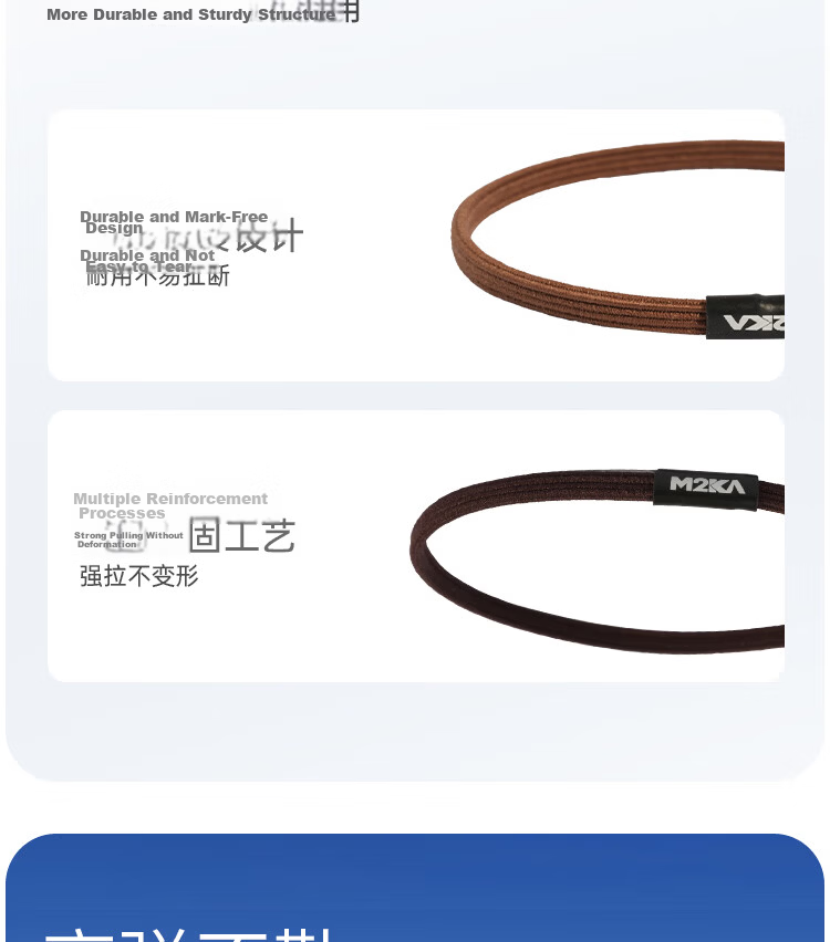 M2KA Colorful Silicone Hair Tie for Women Non-Slip Sports Waterproof Sweat-Resistant High Ponytail Hair Rope Hair Accessory 6