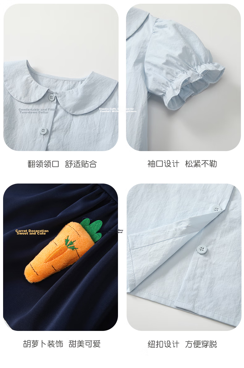 Fanlie Girls' Academy Style Dress Spring Children's Princess Vest Dress Baby One-Year-Old Ceremony Dress Spring and Autumn 5