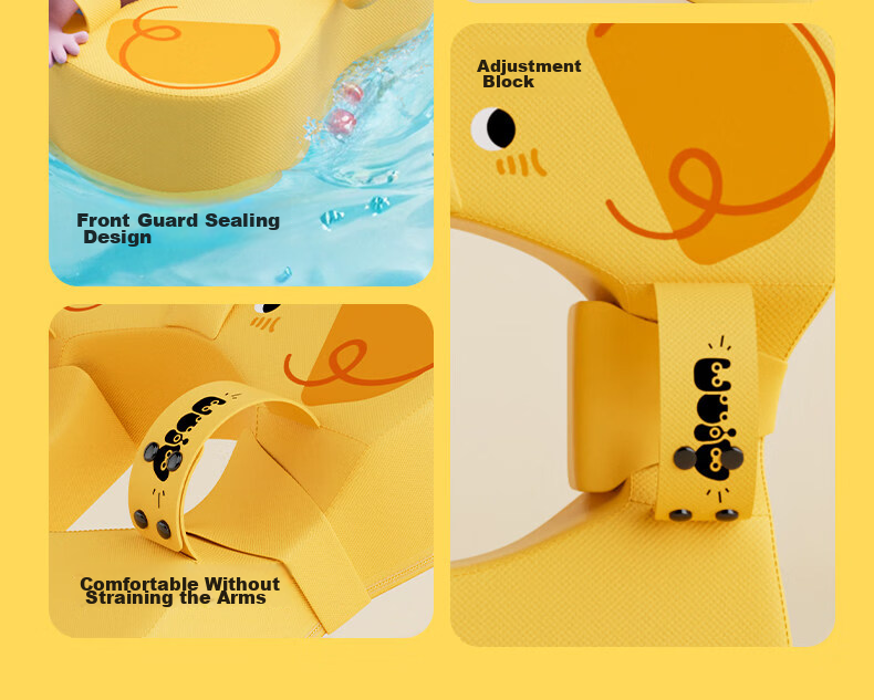 Voutdo.ing Baby Swimming Ring Inflatable-Free Underarm Float for Babies Over 6 Months 26