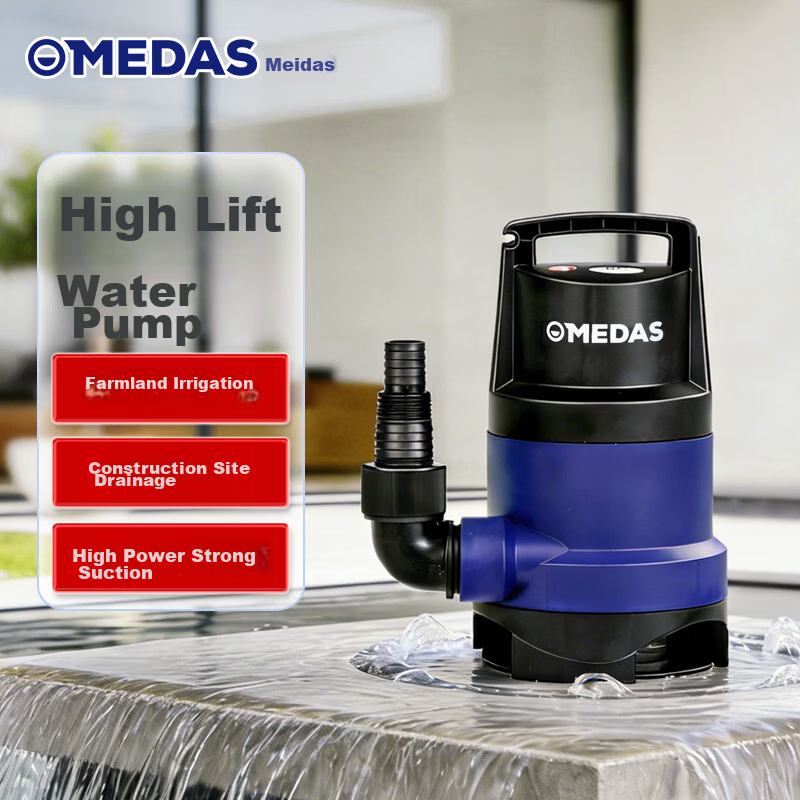 Medas Automatic Dual-Use Sewage and Clean Water Pump 220V High Lift High Flow Submersible Pump for Home and Rural Irrigation