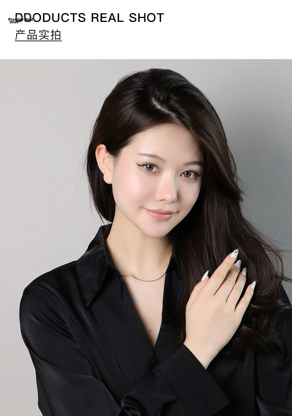 Laoyinjiang Silver Necklace without Pendant, S925 Silver Chain for Women, Simple Bare Chain, Versatile And Fashionable Collarbone Chain for Ladies 10